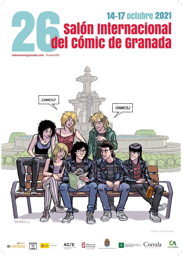 Cartel del 26 Salón del Cómic de Granada