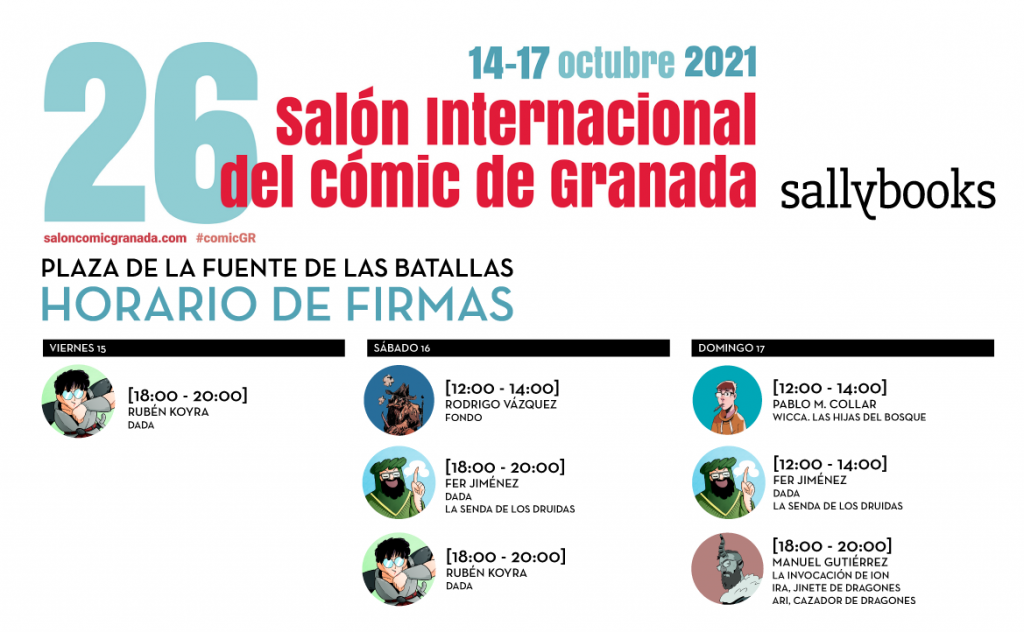 Firmas de Sallybooks en el 26 Salon del Comic de Granada